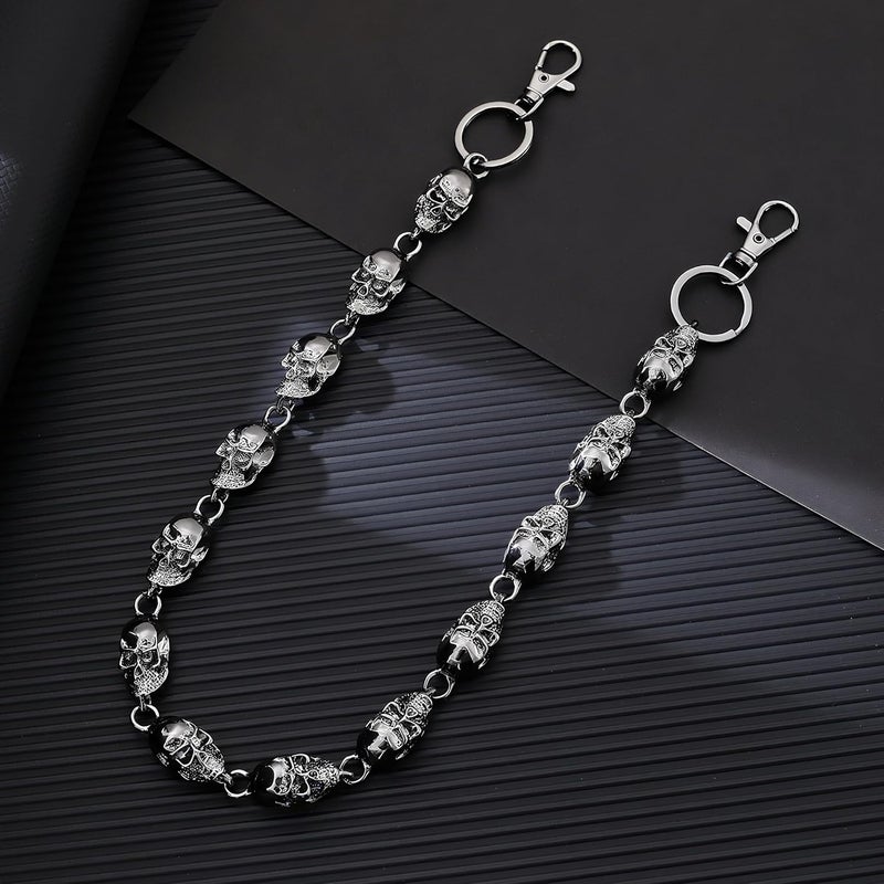 Jongdari Skull Wallet Chains Pants Pocket Belt Chain for Men Women, Heavy Metal Punk Goth Pant Trousers Accessories - Image 5